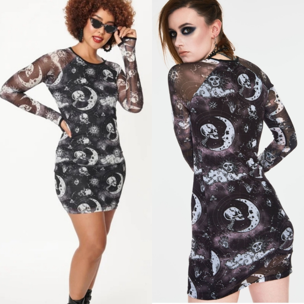 NWT JAWBREAKER Moonstone Mesh Mini Dress